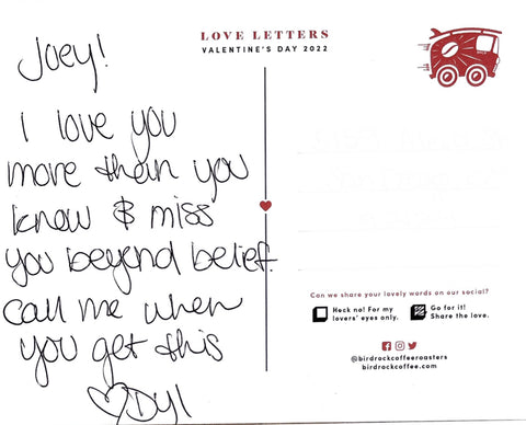 Love Letters Postcard 2
