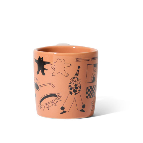 notNeutral x Katya Krasnova Lino Mug, Papaya