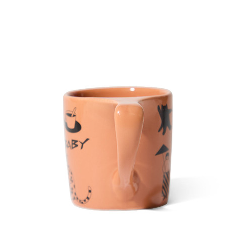 notNeutral x Katya Krasnova Lino Mug, Papaya