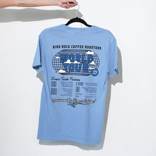 World Tour Tee: Blue